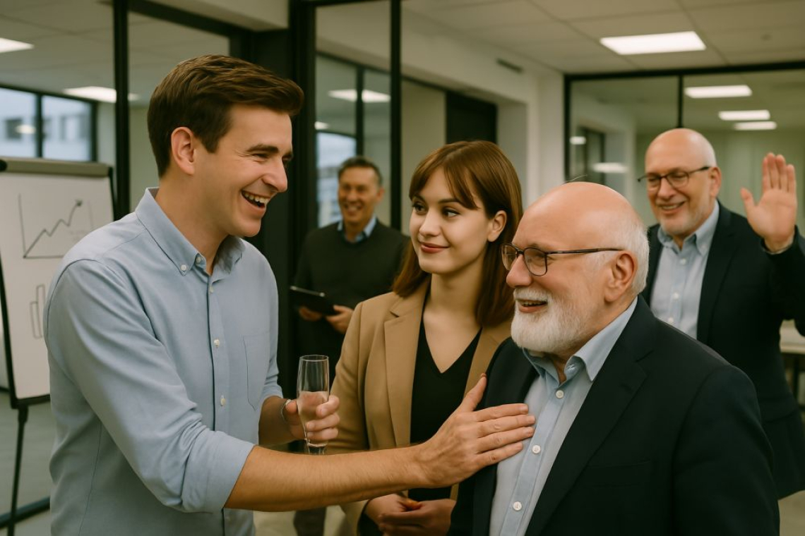 De borrel onder toezicht